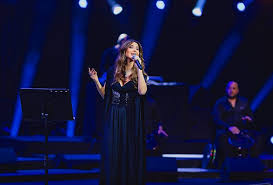 نانسي عجرم خلال حفلها في صيدا