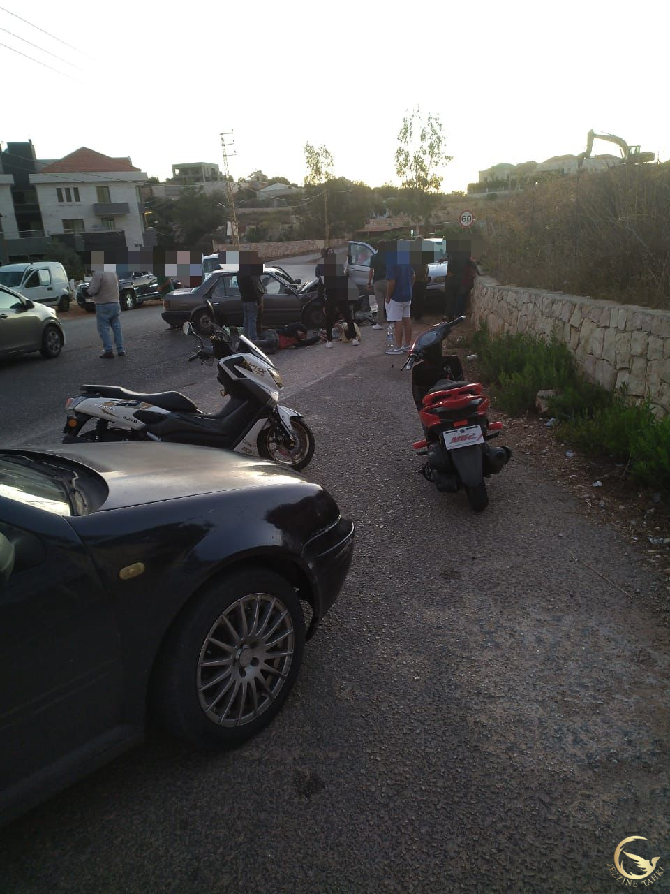 جرحى في حادث سير على اوتوستراد أنان قضاء جزين