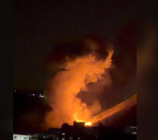 الغارة على عين التينة