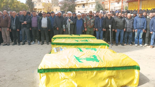 تشييع 4 شهداء في بعلبك