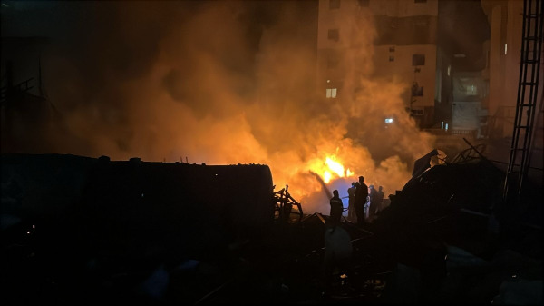 غارة تحذيرية تستهدف الضاحية الجنوبية لبيروت