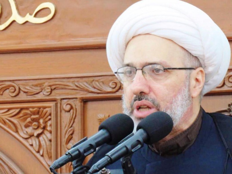 الشيخ العاملي ينعي الشيخ محمد جعفر شمس الدين