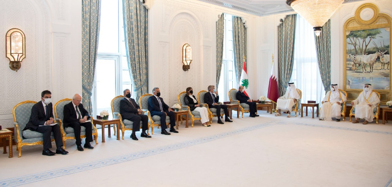 قطر مستعدة لمساعدة لبنان... وعون: لتجاوز أي خلل في العلاقات العربية
