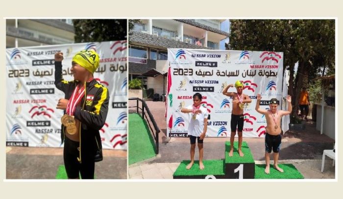 ثلاثة ارقام قياسية في السباحة للطفل محمد سلامة المتوج بأربع ذهبيات