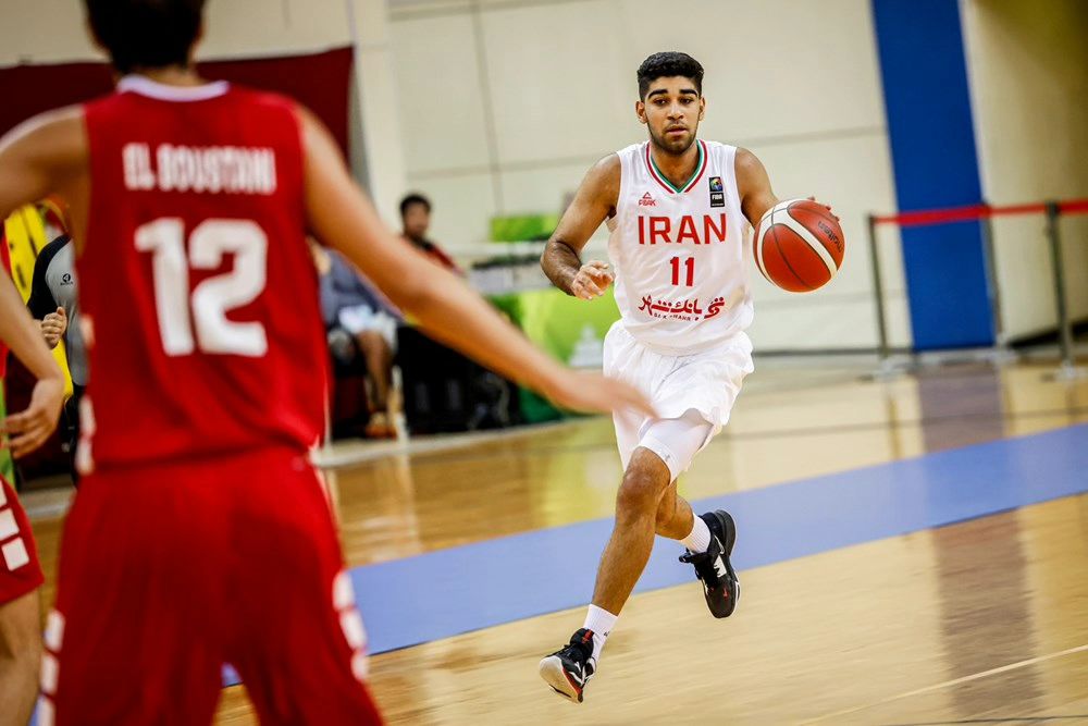 خسارة لبنان تحت ١٦ أمام إيران 83-53 في ربع نهائي بطولة آسيا