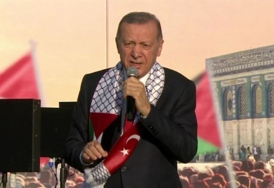 أردوغان: لن نكتفي بإدانة ما يحدث في غزة