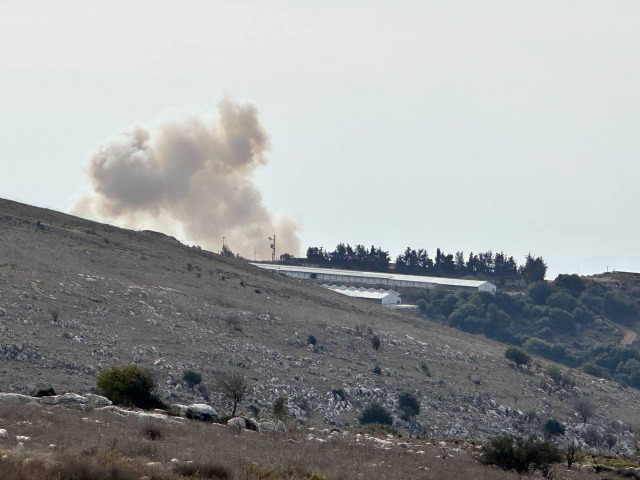 انفجار هائل قرب وادي هونين ومستعمرة مرغليوت في اسرائيل