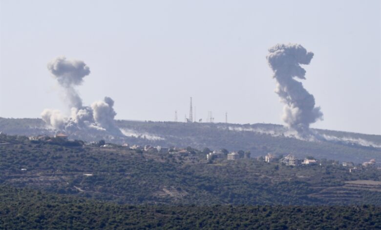 انفجار صواريخ اعتراضية إسرائيلية في أجواء بلدة الناقورة