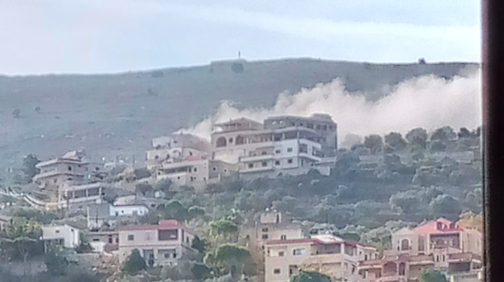 قصف إسرائيلي على جبل بلاط ومروحين وأطراف بيت ليف وعيتا الشعب