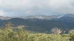 استهداف موقع رويسات العلم في مزارع شبعا اللبنانية المحتلة بصاروخ بركان‏