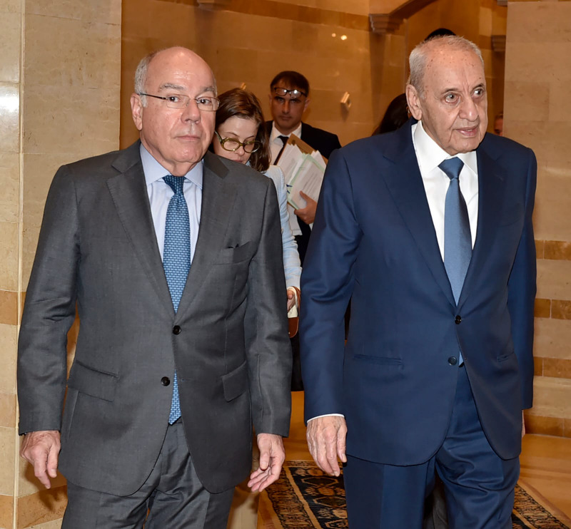 الوضع في لبنان والمنطقة بين بري ووزير خارجية البرازيل