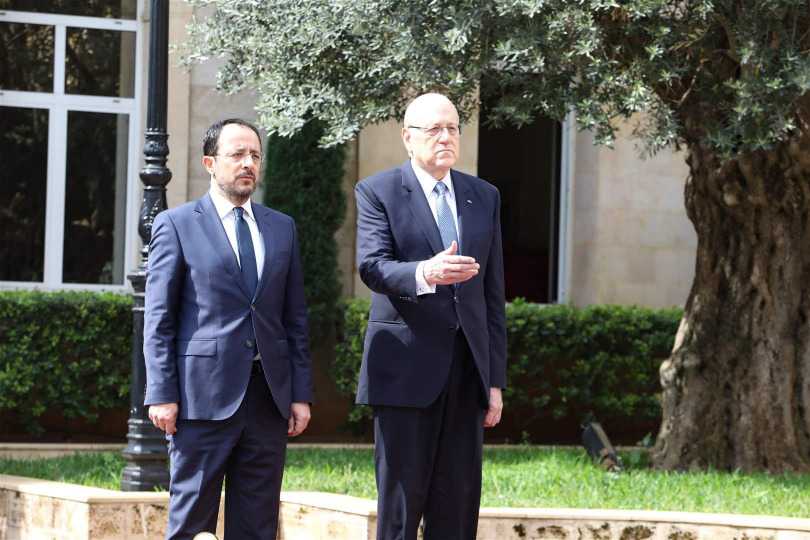 أزمة النزوح السوري محور لقاء ميقاتي ورئيس قبرص