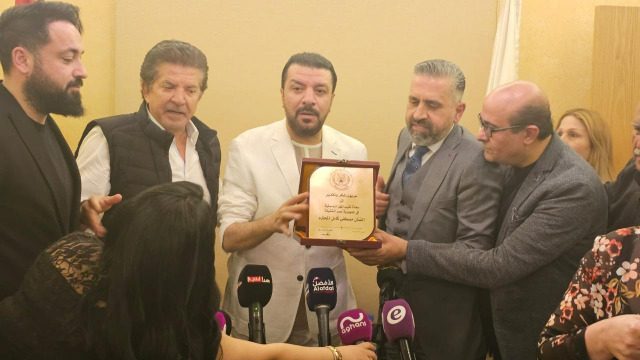مؤتمر صحافي يجمع بين العديد من الفنانين والموسيقيين بين لبنان ومصر