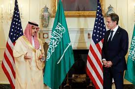 وزير الخارجية السعودي يلتقي نظيره الأميركي في الرياض