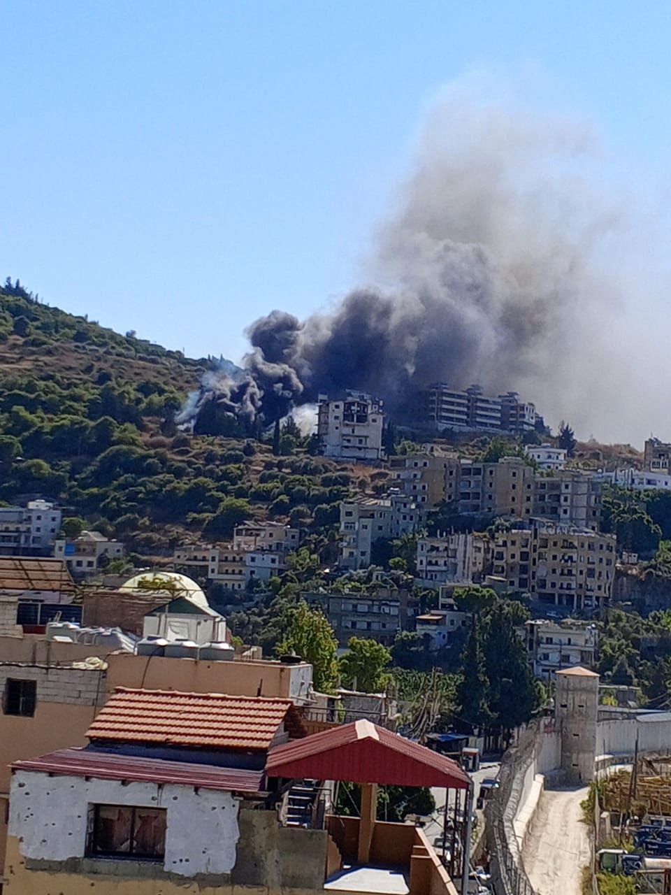 حريق كبير في مغدوشة