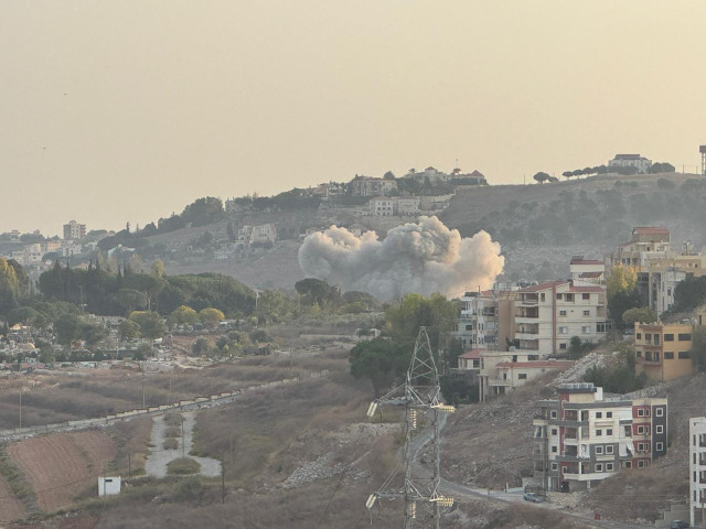 غارة على النبطية حي الميدان