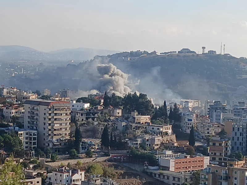 غارة على حي الميدان مجددا في النبطية