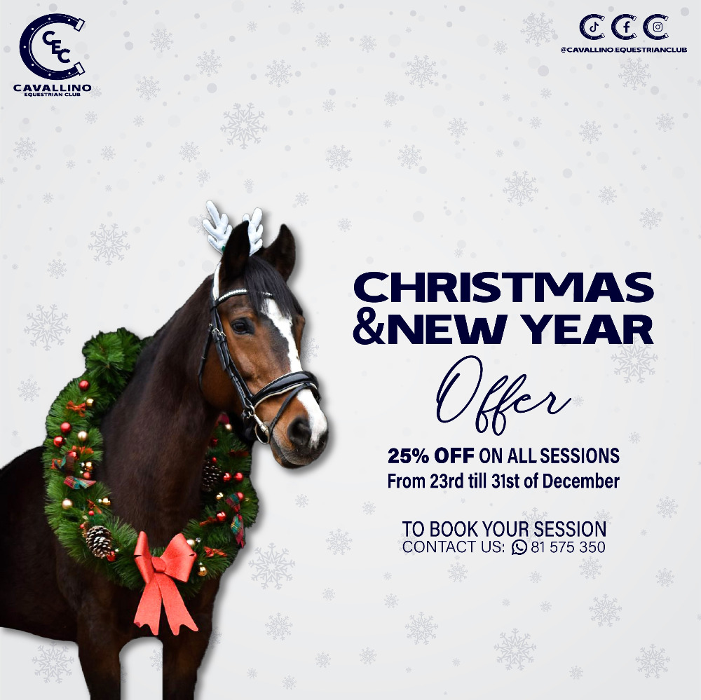 العيد بيحلى بنشاطات للأولاد وما في أحلى من CAVALLINO CHRISTMAS AND NEW YEAR OFFER