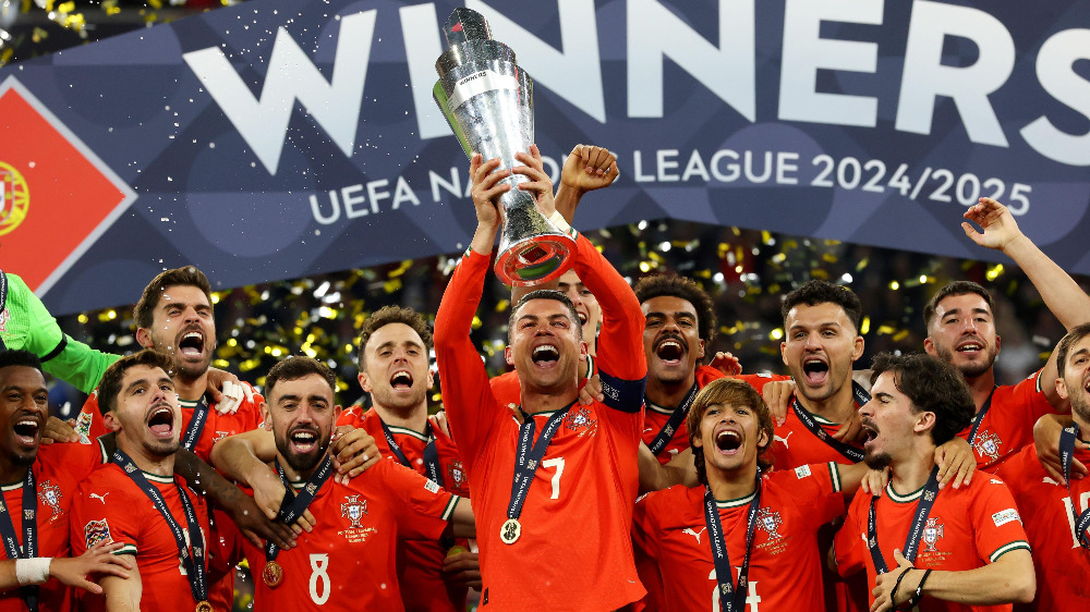 البرتغال أبطال دوري الأمم الأوروبية للمرة الثانية في تاريخهم  بفوزها على اسبانيا
