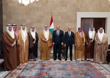 رئيس مجلس الوزراء الكويتي من بعبدا: تحدثنا في الجانب الأمني