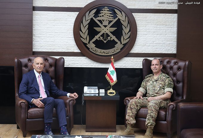 التطورات في لبنان والمنطقة بين قائد الجيش وبرّاك