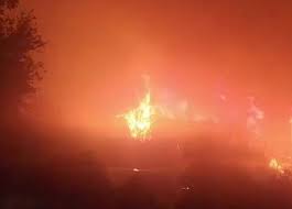 حريق كبير في بلدة #عندقت