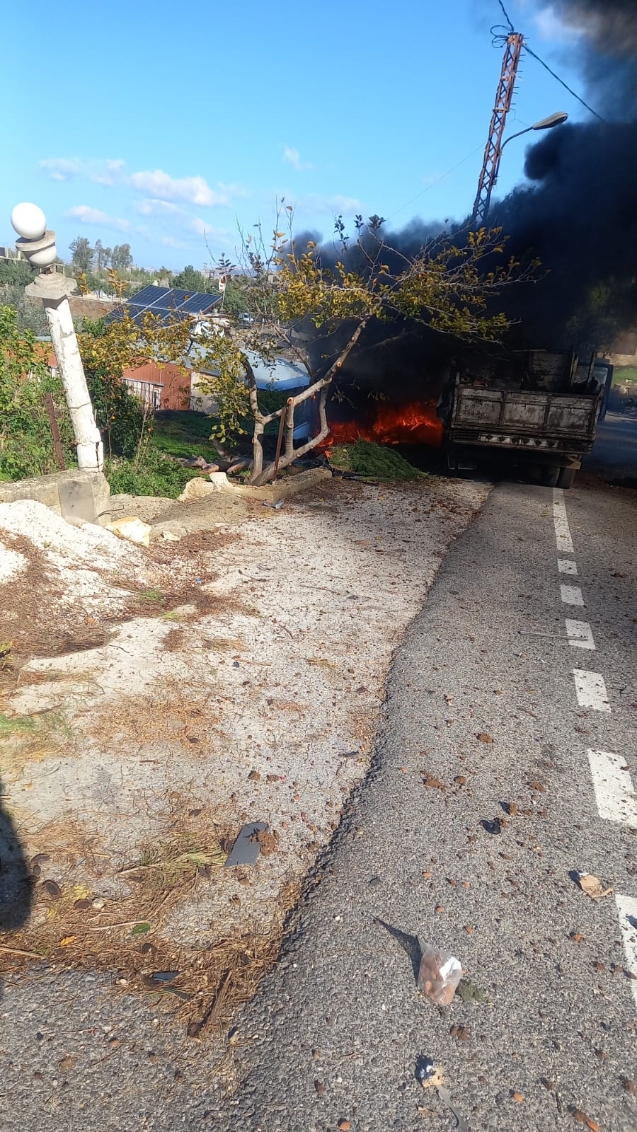 استهداف بيك آب في الطيبة