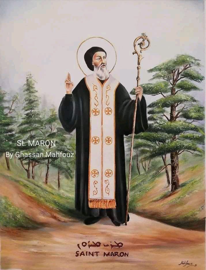 تقاسمنا ع تياب طايفتك وصرنا احزاب مشرذمين نسينا وتناسينا أصلنا يا مار مارون (الأب بطرس العاقوري)