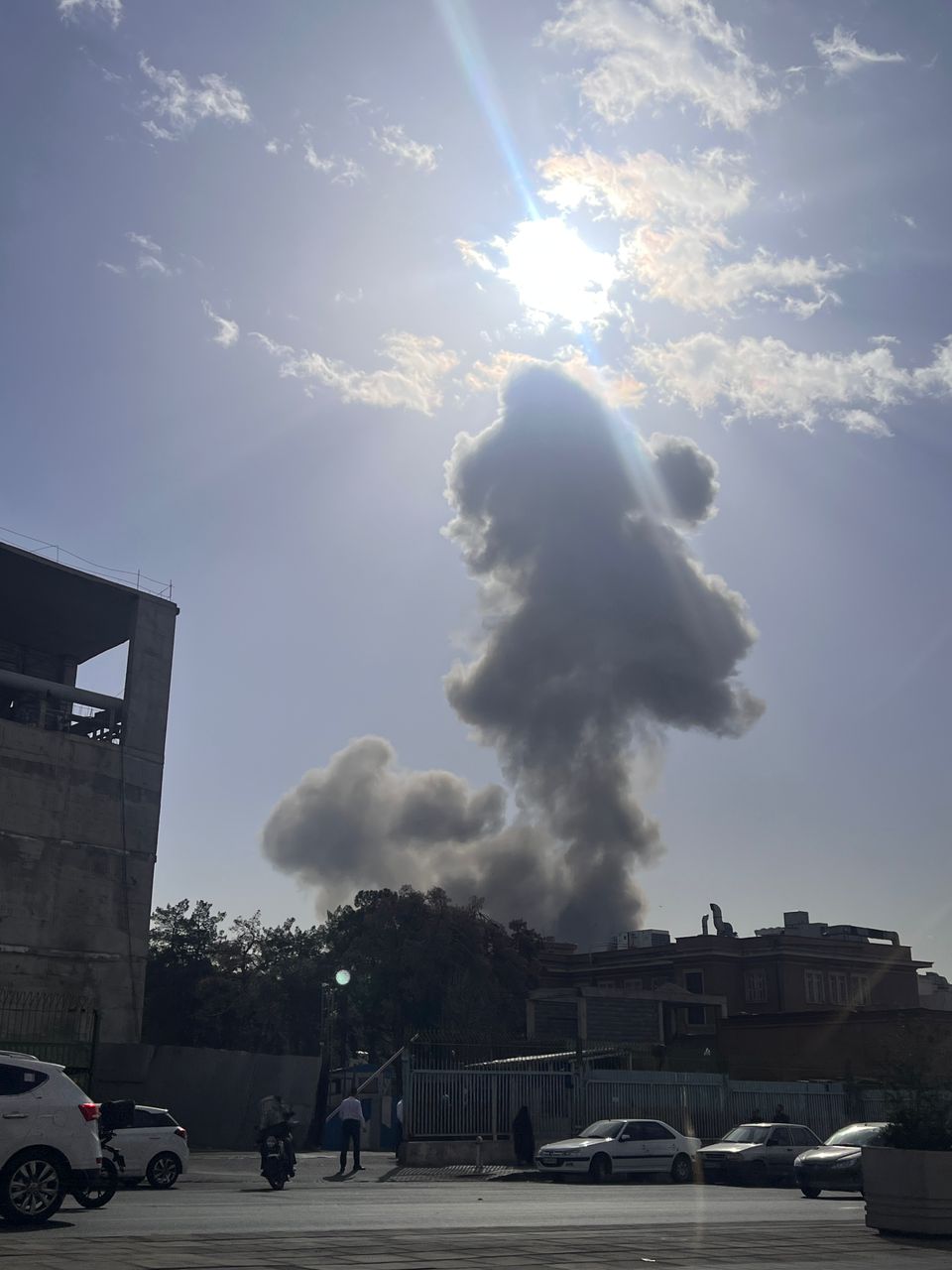 غارة على طهران