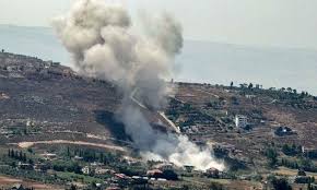 غارة اسرائيلية على بلدة ديرسريان - مرجعيون