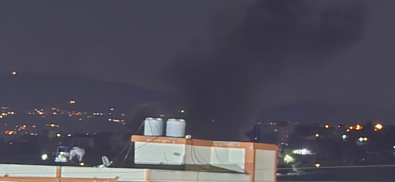 غارة بين بالقاقعية الصنوبر الغسانية