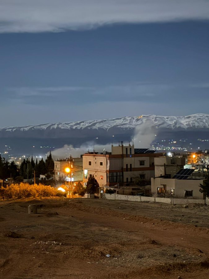 غارة إسرائيلية على بعلبك استهدفت مجمّع علّوه