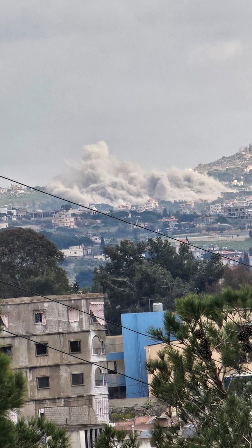 غارة على بلدة أرنون