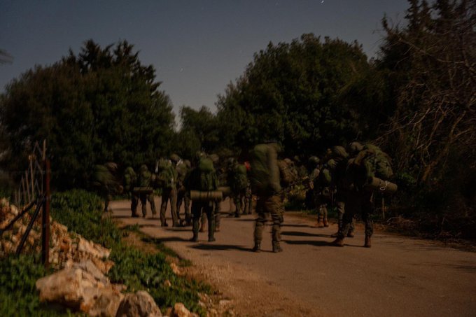 الجيش الاسرائيلي ينشر صور تمركزه في جنوب لبنان