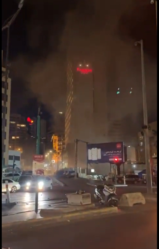 غارة استهدفت شقة داخل فندق رمادا في الروشة