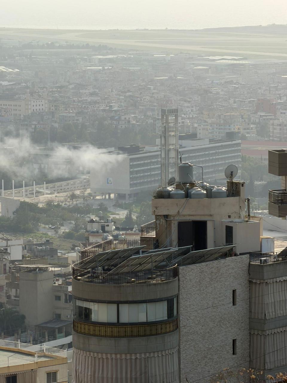 الغارة التحذيرية سقطت على سطح كلية العلوم في الجامعة اللبنانية في الليلكي