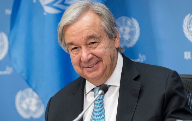 وصول أمين عام الأمم المتحدة أنطونيو غوتيريش إلى لبنان