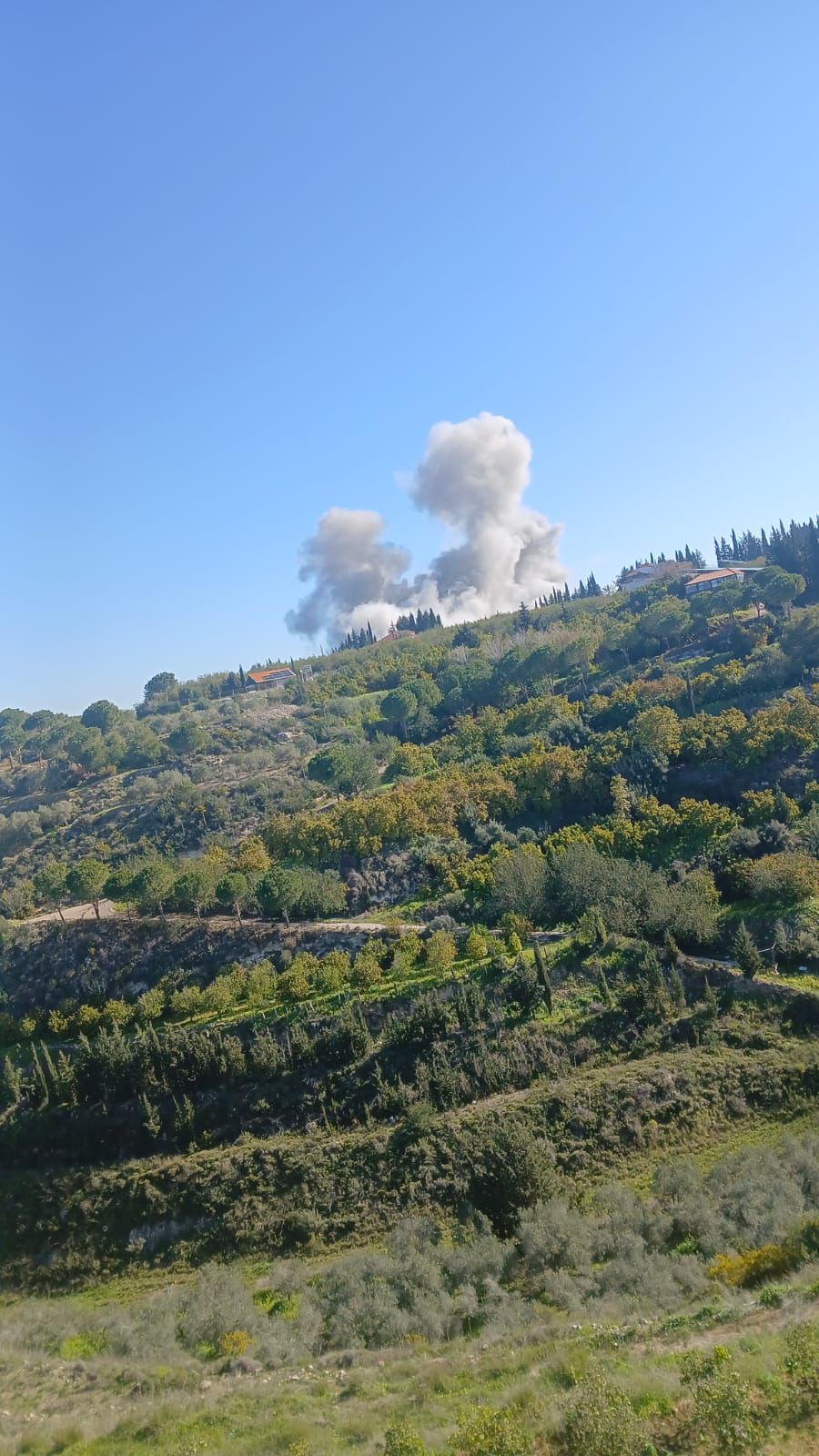 معلومات أولية عن غارة على قناريت