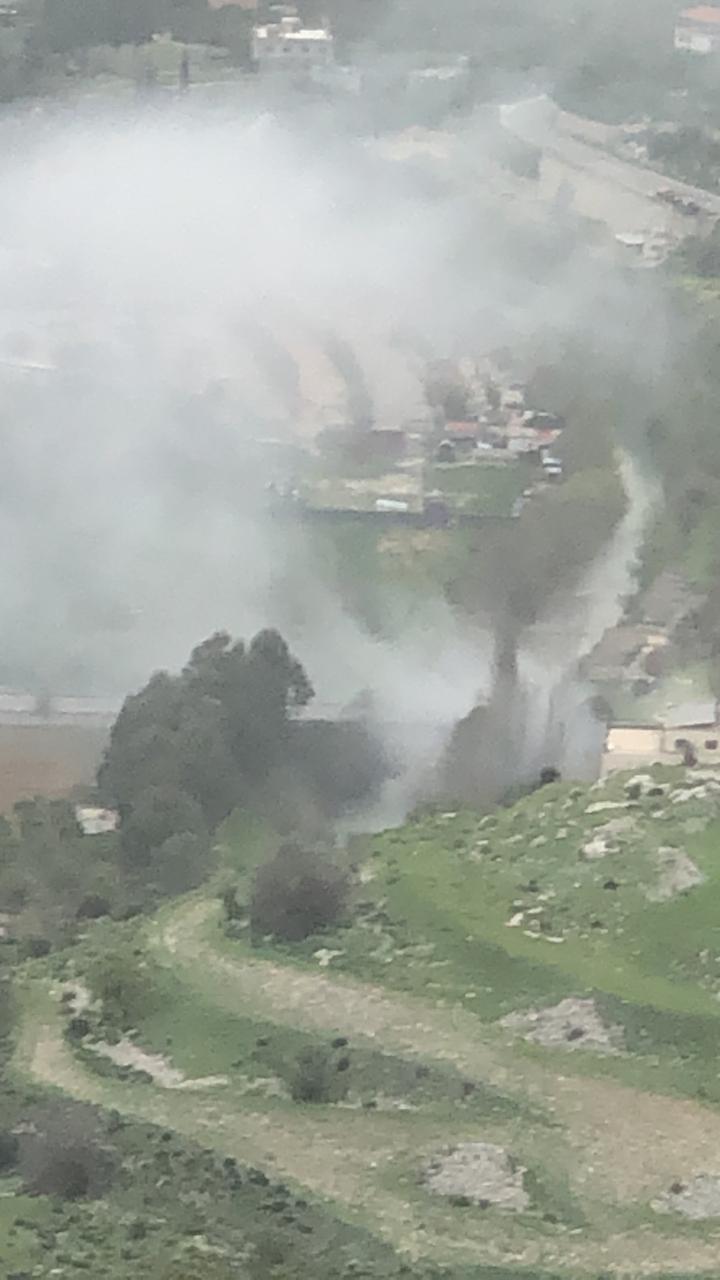 استهداف الجسر في قعقعية الجسر