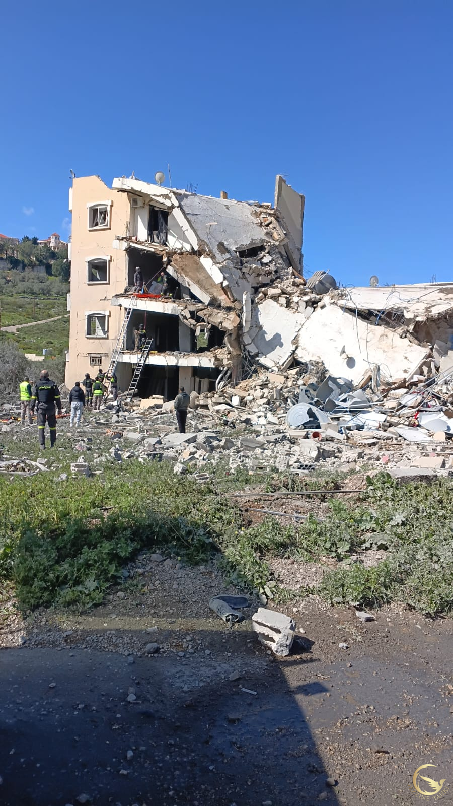 متابعة لغارة حبوش الغارة استهدفت مبنى في منطقة الوادي