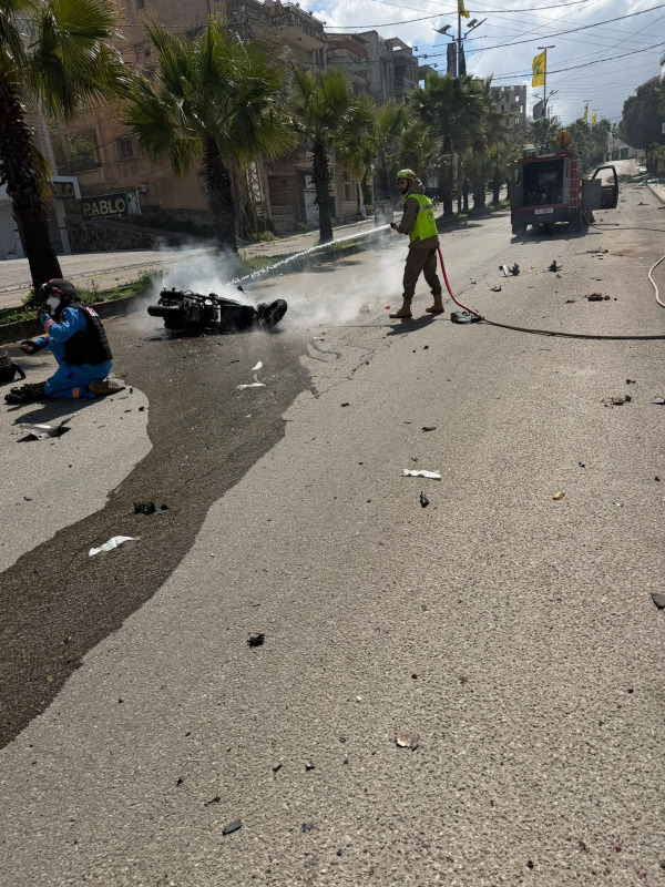 استهداف مسعفين في النبطية