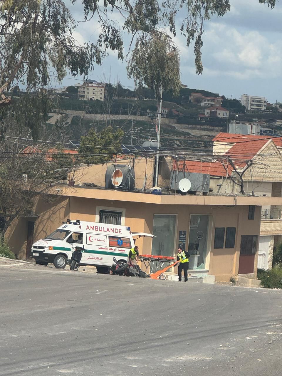 استهداف دراجة نارية في طيردبا واصابة