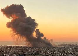 غارة على الضاحية