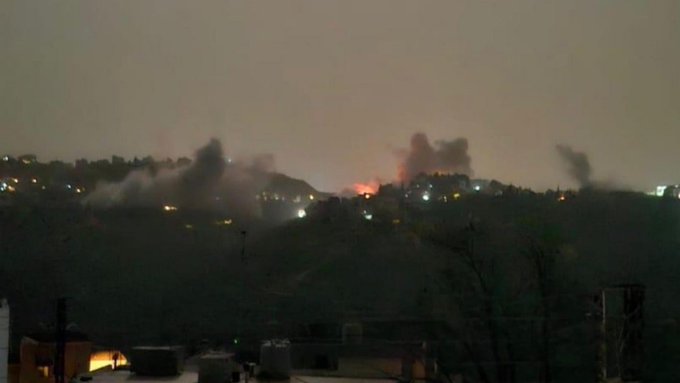 6 غارات إستهدفت بلدة كفرحتى في قضاء صيدا