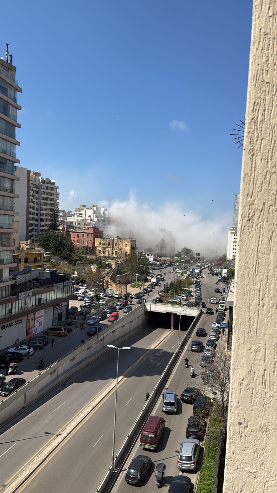 غارات على بشارة الخوري