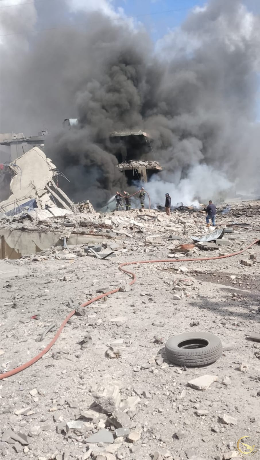 غارة على منزل في سحمر اول طريق وادي مشق