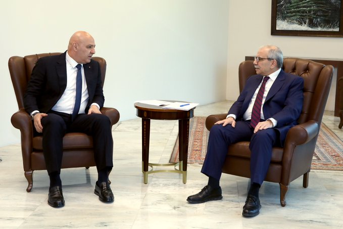 اجتماع ثنائي بين الرئيسين عون وسلام قبيل انعقاد جلسة مجلس الوزراء