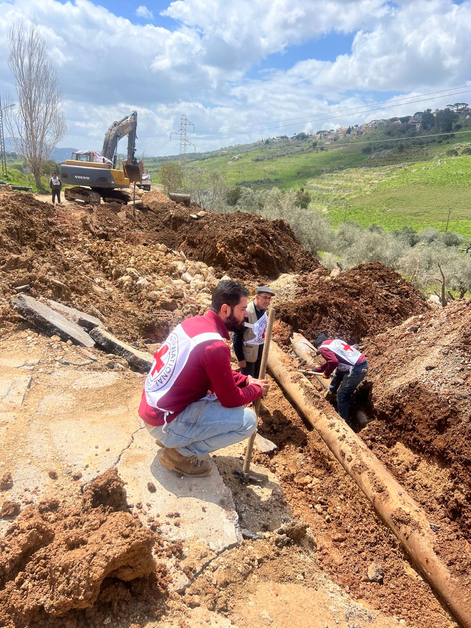 مؤسسة مياه لبنان الجنوبي باشرت اصلاح خطوط الضخ التي تغذي بلدات في قضاء مرجعيون