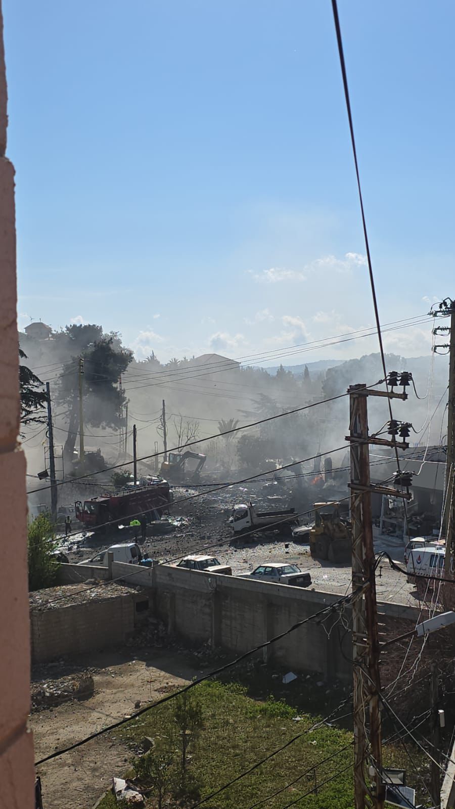 الغارة مقابل مستشفى تبنين