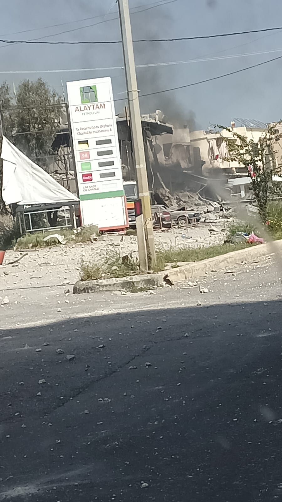 الغارة على محطة الأيتام دير الزهراني